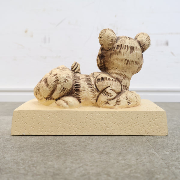 ヴィンテージのメッセージドール「タイガー」