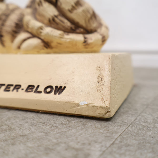 ヴィンテージのメッセージドール「タイガー」