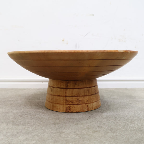 伝統工芸「香川漆器」による独楽塗の高杯