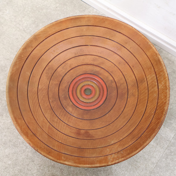 伝統工芸「香川漆器」による独楽塗の高杯