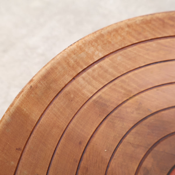 伝統工芸「香川漆器」による独楽塗の高杯