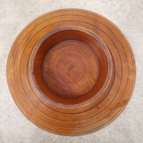 伝統工芸「香川漆器」による独楽塗の高杯