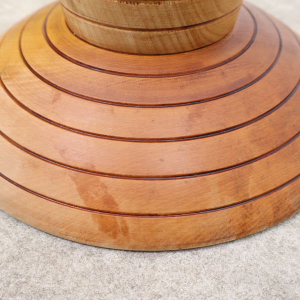 伝統工芸「香川漆器」による独楽塗の高杯