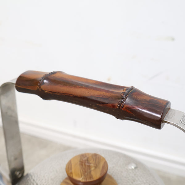 槌目模様のステンレス製ケトル