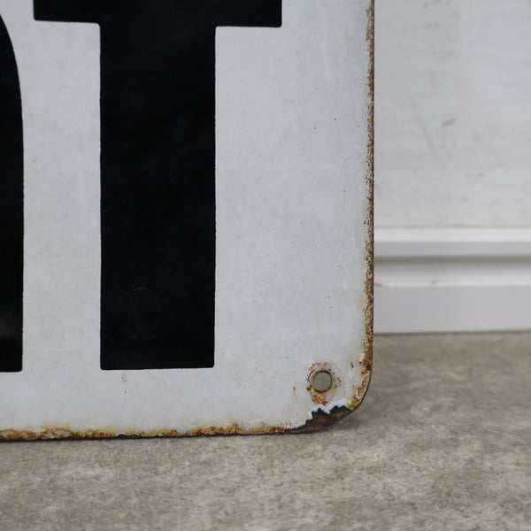 ホーロー看板「塩」オリエント