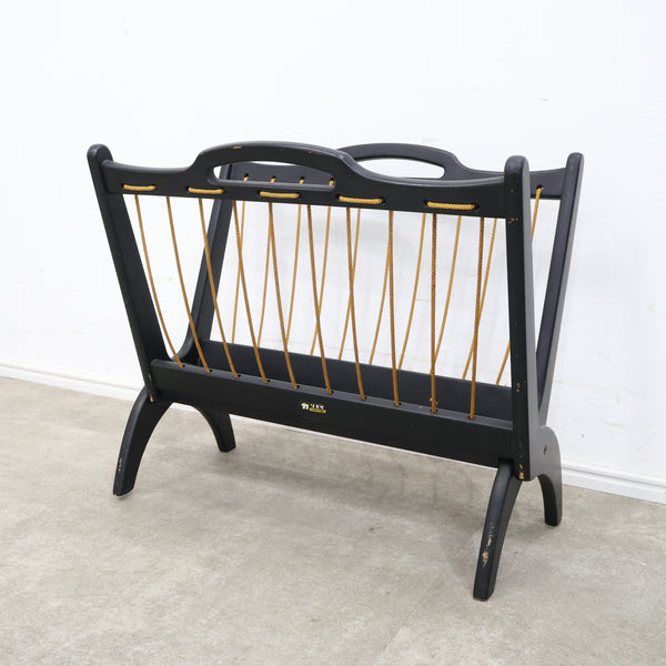 オールドカリモクのマガジンラック（折りたたみ）