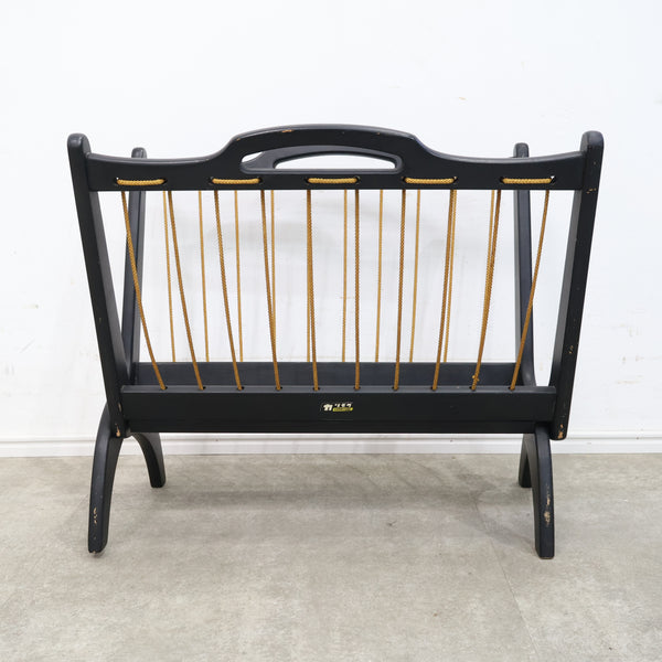 オールドカリモクのマガジンラック（折りたたみ）