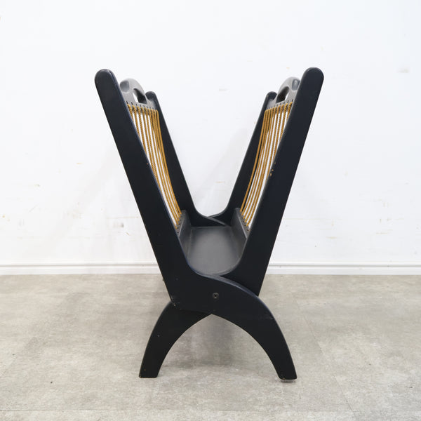 オールドカリモクのマガジンラック（折りたたみ）