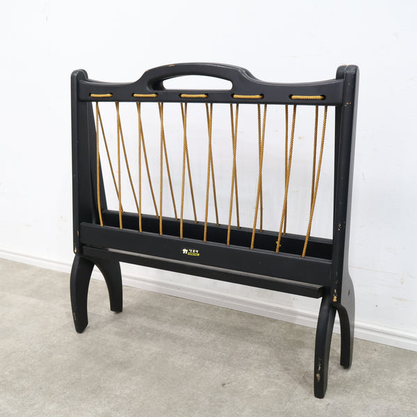 オールドカリモクのマガジンラック（折りたたみ）