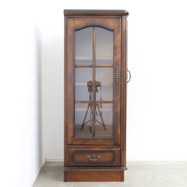 カリモク家具 karimoku コロニアル コーナーキャビネット・ガラスキャビネット