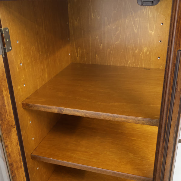 カリモク家具 karimoku コロニアル コーナーキャビネット・ガラスキャビネット