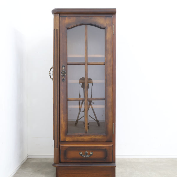 カリモク家具 karimoku コロニアル コーナーキャビネット・ガラスキャビネット