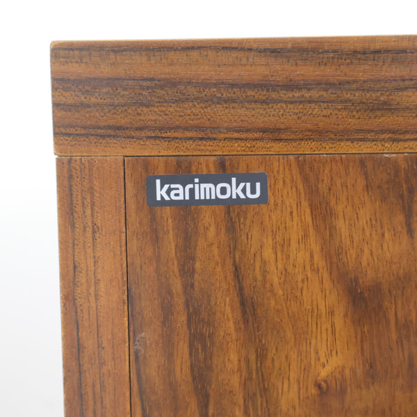 カリモク家具 karimoku コロニアル コーナーキャビネット・ガラスキャビネット