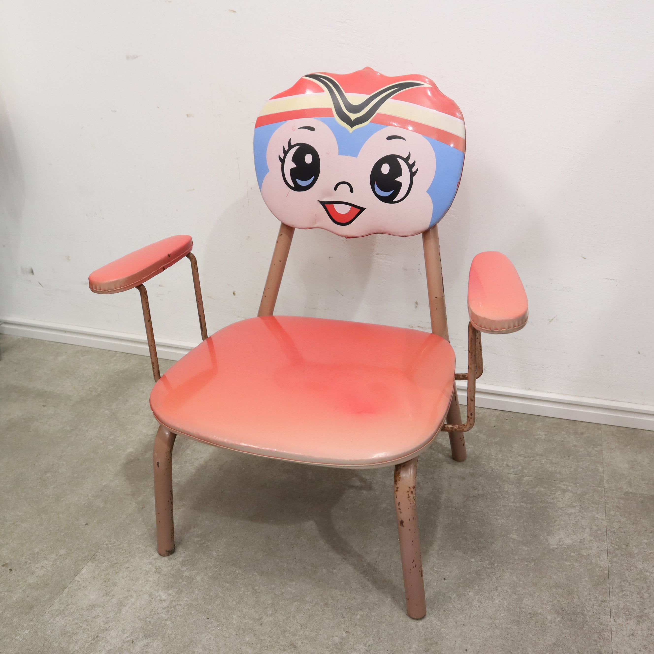 【パンダ子どもイス】昭和レトロ　レトロポップ　ベビーチェア　ルネ　亜土 パンダ子どもイス】昭和レトロ レトロポップ ベビーチェア ルネ 亜土