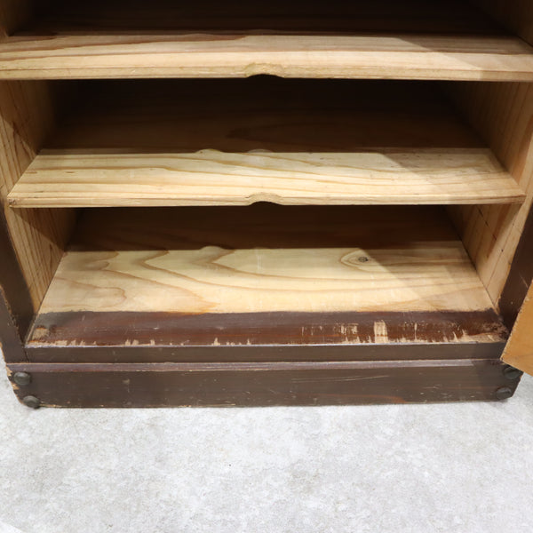 ヴィンテージの木製書庫・収納棚・書類棚