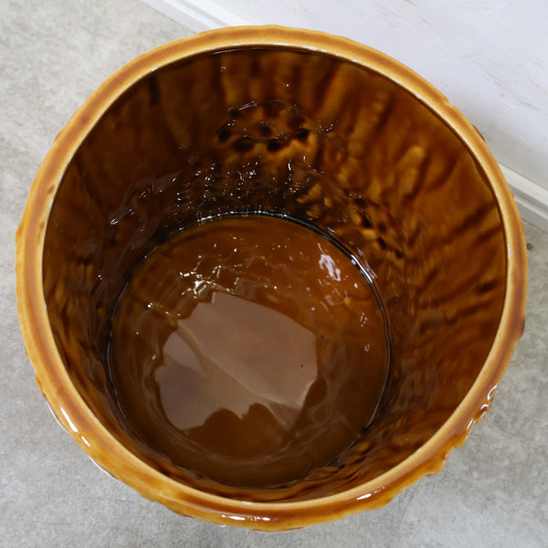 切り株モチーフのクッキージャー
