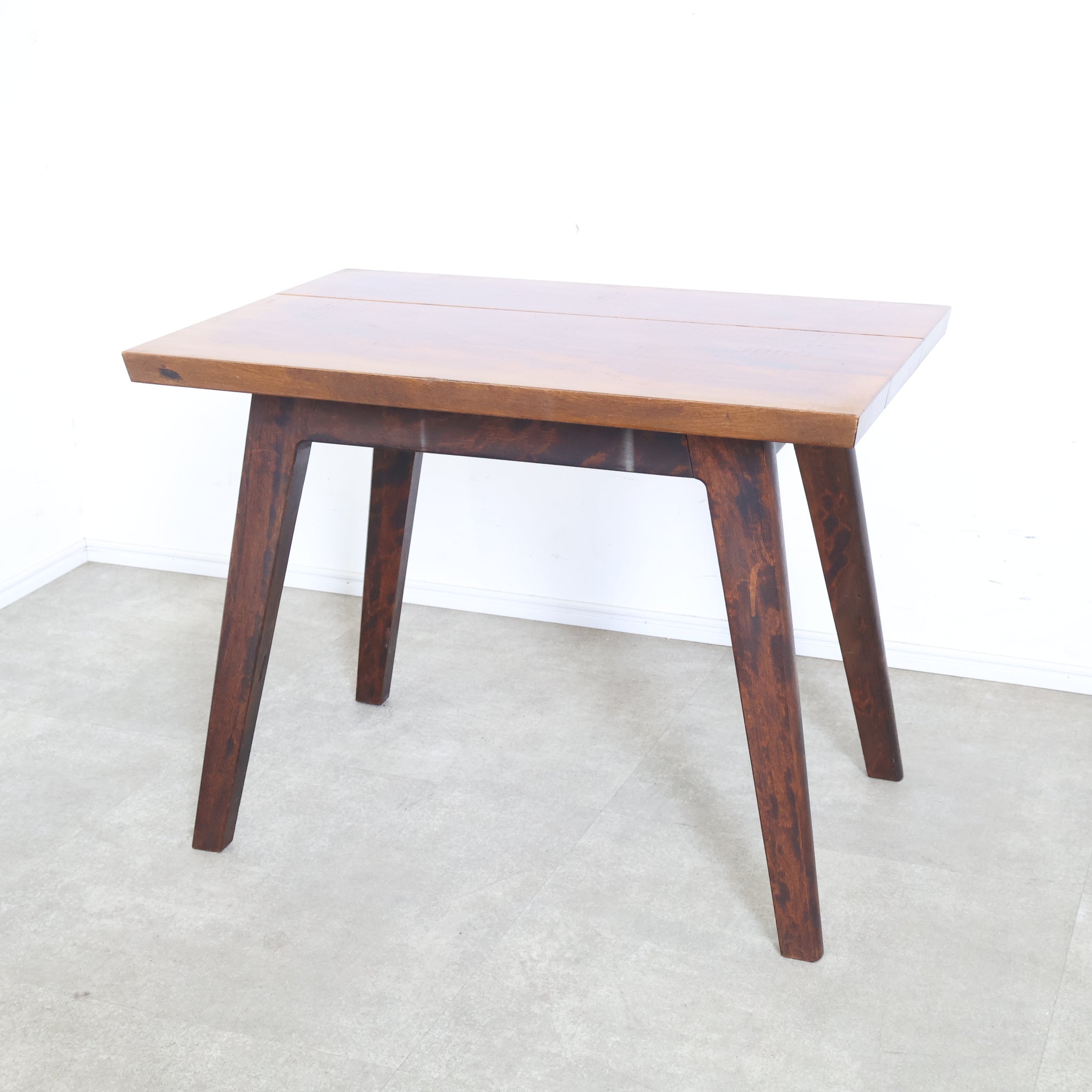 【ヤ取終了11/1】≪zyt2315ジ≫ ヴィンテージ家具 ラウンドテーブル 直径60cm オーク材 英国アンティーク調 オケージョナルテーブル/サイドテーブル/中古家具/宮城県仙台市 70704-04 JULIE（ジュリー）伸長式ラウンドダイニングテーブル/XANDER DESIGNS