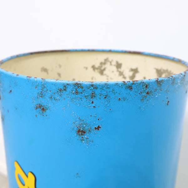 ヨット柄のゴミ箱缶