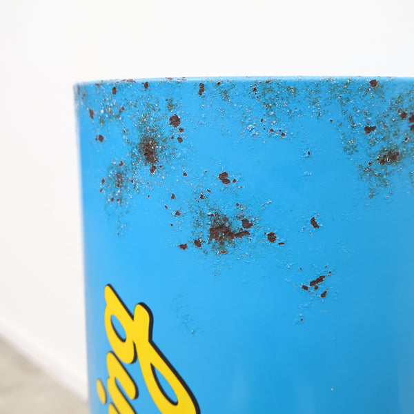 ヨット柄のゴミ箱缶