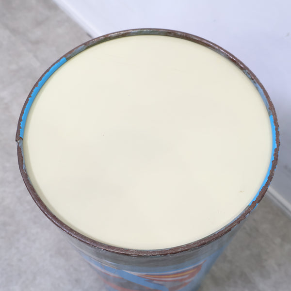 ヨット柄のゴミ箱缶