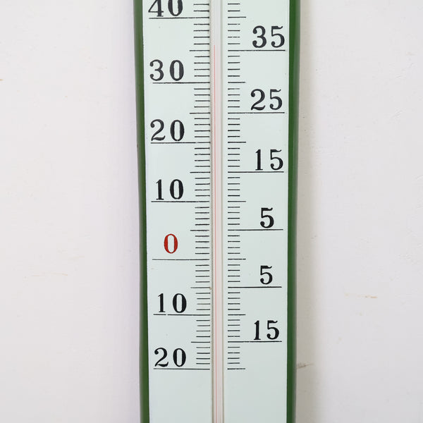 特大！温度計（日興證券 マネービル）ブリキ看板