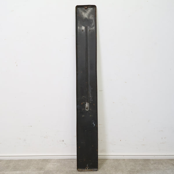 特大！温度計（日興證券 マネービル）ブリキ看板