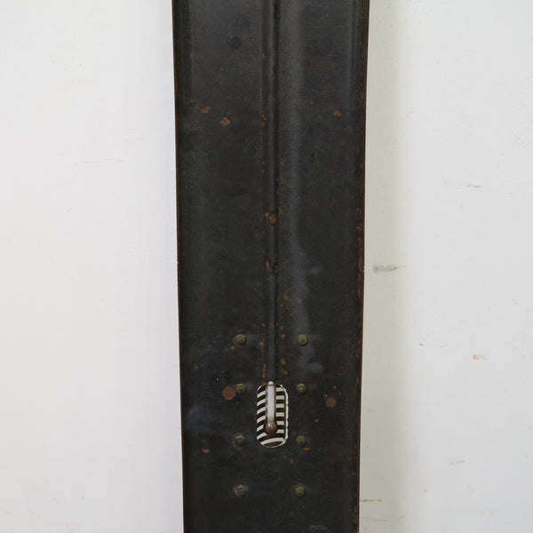 特大！温度計（日興證券 マネービル）ブリキ看板