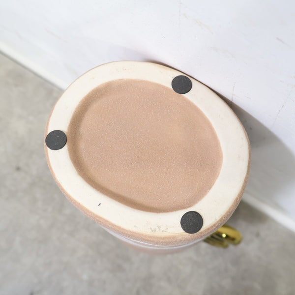 ALEX HOME DECOR「モダンストライプハンドルベース」フラワーベース