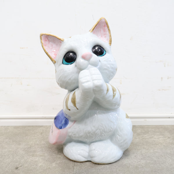 「お願いネコ」の貯金箱