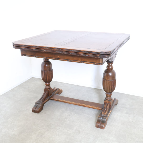 英国 アンティークのドローリーフテーブル