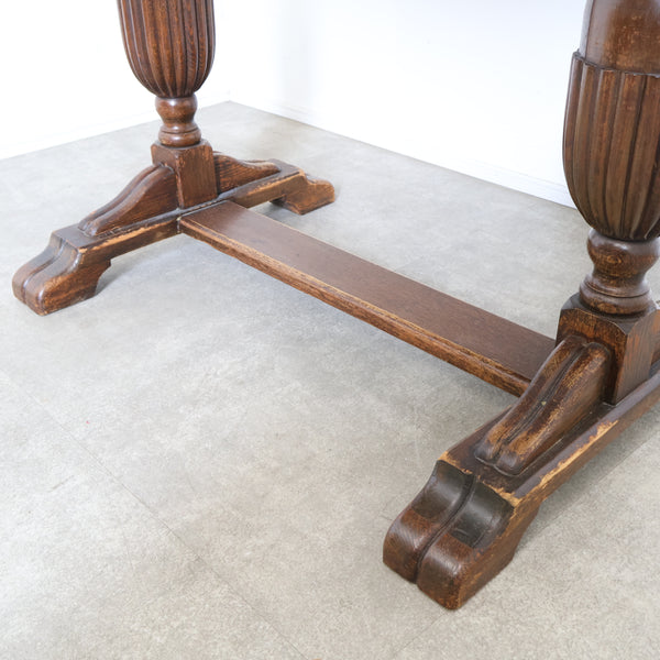 英国 アンティークのドローリーフテーブル