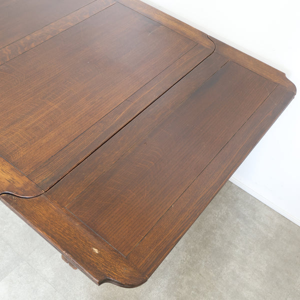 英国 アンティークのドローリーフテーブル