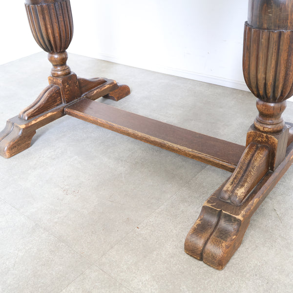 英国 アンティークのドローリーフテーブル