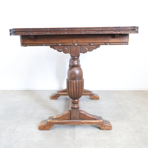 英国 アンティークのドローリーフテーブル