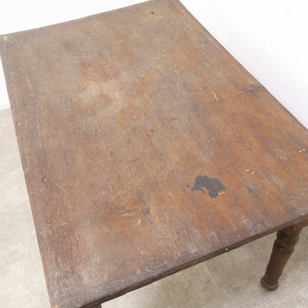 現状品 古い木製デスク・作業台 5