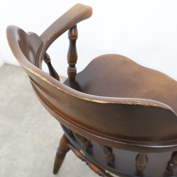 飛騨産業 キツツキマークのダイニングチェア No.1