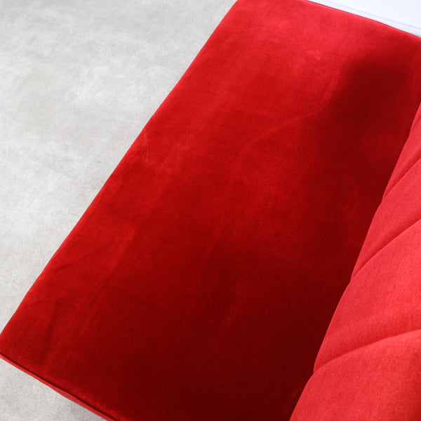 レトロなボックスソファ 2人掛け（ラウンジ・純喫茶）No.9