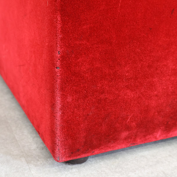 レトロなボックスソファ 2人掛け（ラウンジ・純喫茶）No.9