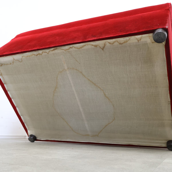 レトロなボックスソファ 2人掛け（ラウンジ・純喫茶）No.9