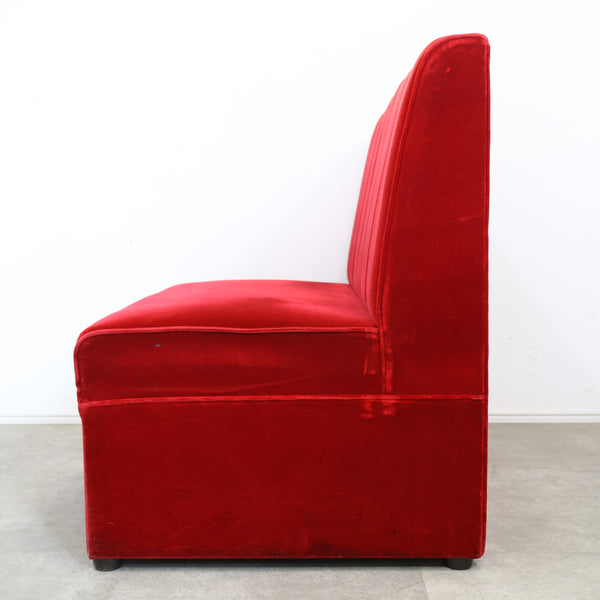 レトロなボックスソファ 2人掛け（ラウンジ・純喫茶）No.9