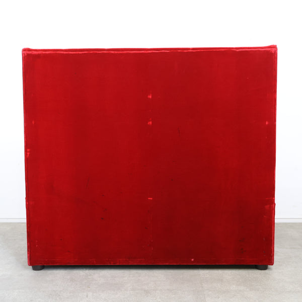 レトロなボックスソファ 2人掛け（ラウンジ・純喫茶）No.9