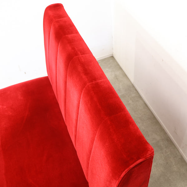 レトロなボックスソファ 2人掛け（ラウンジ・純喫茶）No.10