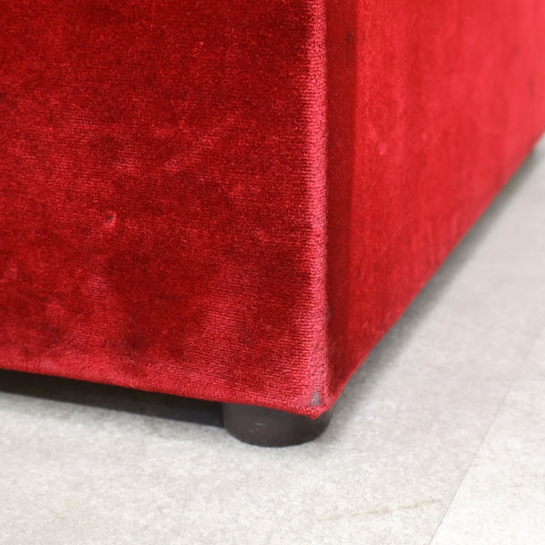 レトロなボックスソファ 2人掛け（ラウンジ・純喫茶）No.10