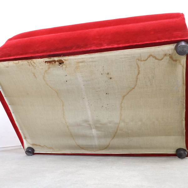 レトロなボックスソファ 2人掛け（ラウンジ・純喫茶）No.10