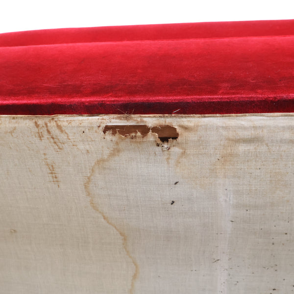 レトロなボックスソファ 2人掛け（ラウンジ・純喫茶）No.10