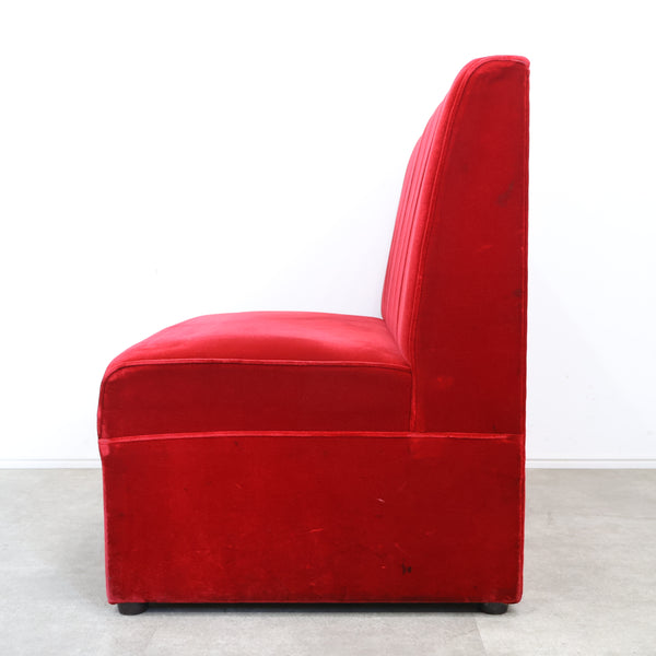 レトロなボックスソファ 2人掛け（ラウンジ・純喫茶）No.10