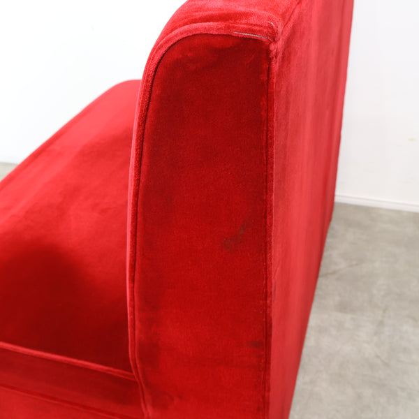 レトロなボックスソファ 2人掛け（ラウンジ・純喫茶）No.10