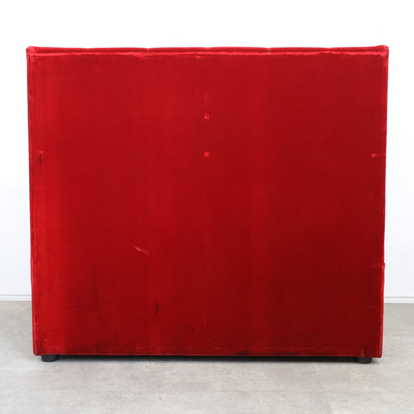 レトロなボックスソファ 2人掛け（ラウンジ・純喫茶）No.10