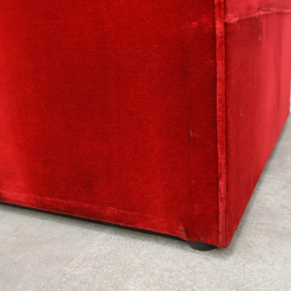 レトロなボックスソファ 2人掛け（ラウンジ・純喫茶）No.10