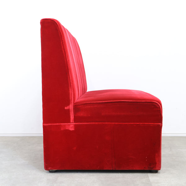 レトロなボックスソファ 2人掛け（ラウンジ・純喫茶）No.10